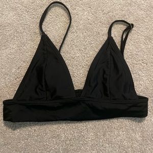 Black Triangle Bikini Top